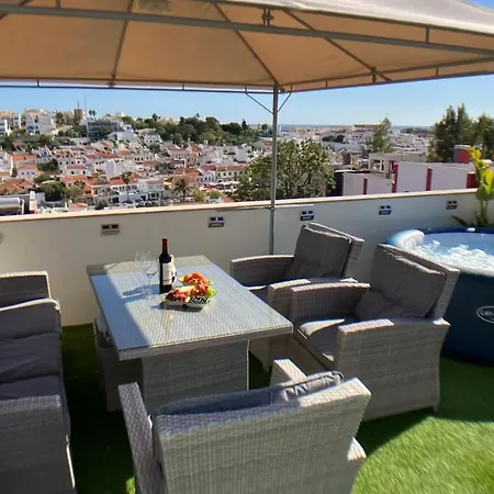Apartment Beta - 2 Bedrooms, Private Rooftop Patio With Hot Tub, Bbq And View Ferragudo  Exterior photo